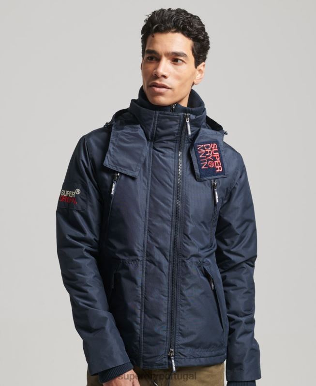 jaqueta blusão mountain sd homens marinha roupas Superdry 2208H1014