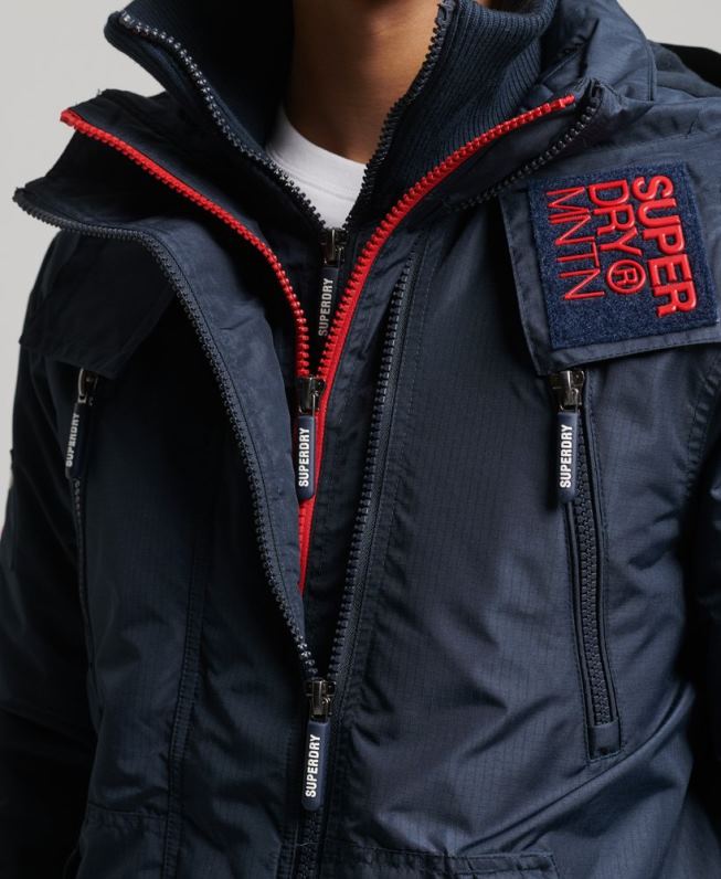 jaqueta blusão mountain sd homens marinha roupas Superdry 2208H1014