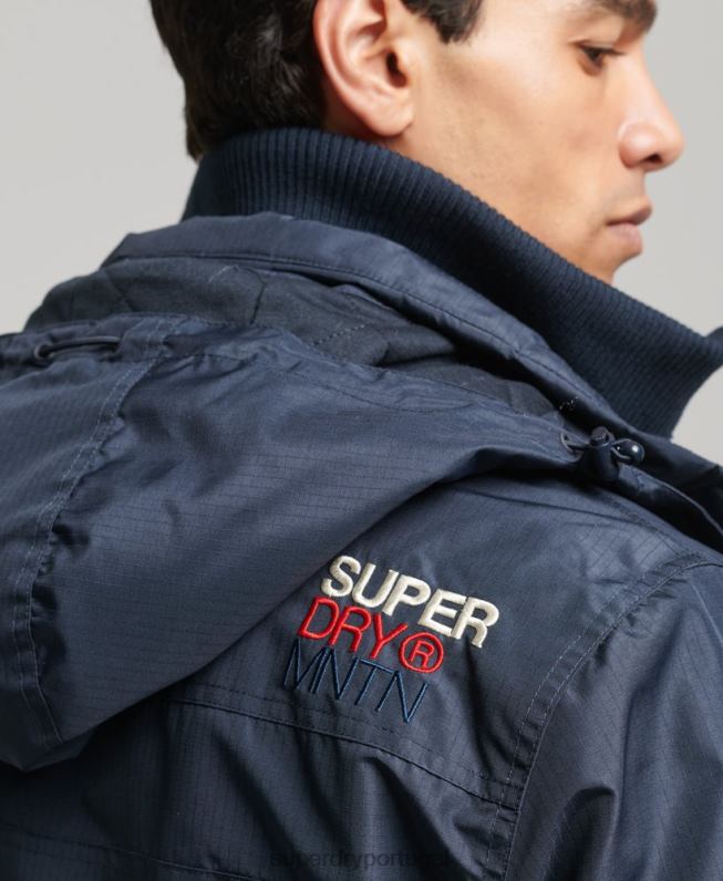 jaqueta blusão mountain sd homens marinha roupas Superdry 2208H1014