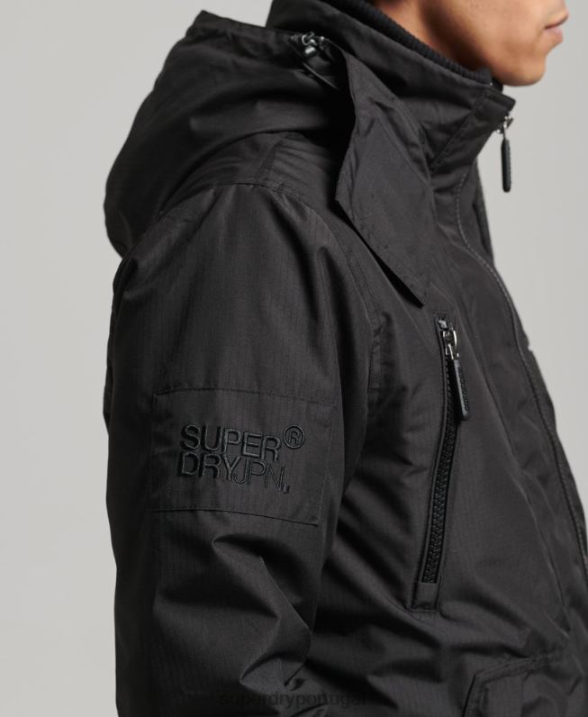 jaqueta blusão mountain sd homens preto roupas Superdry 2208H924