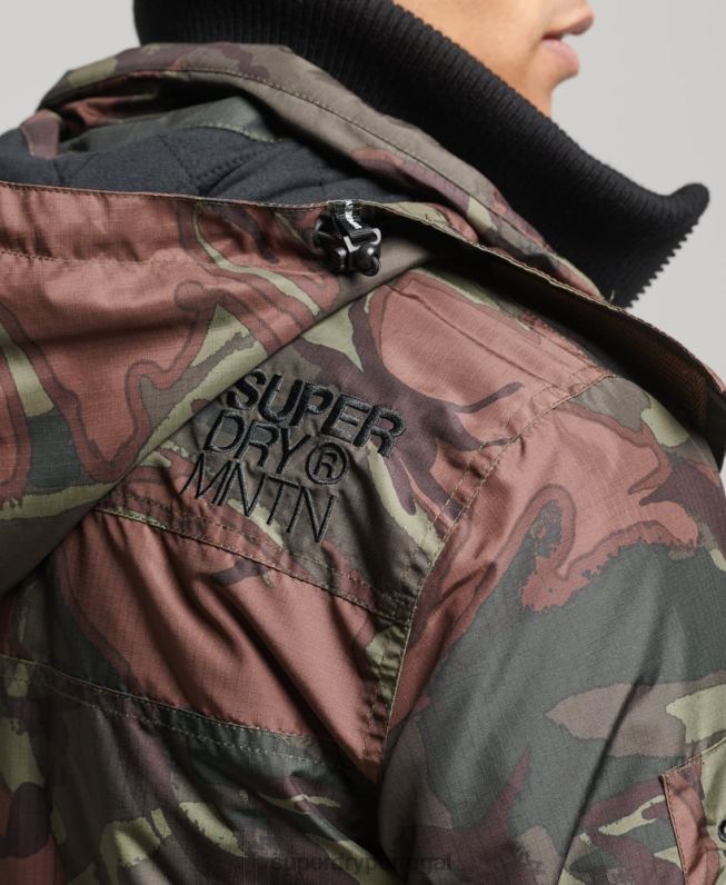 jaqueta blusão mountain sd homens verde roupas Superdry 2208H1075