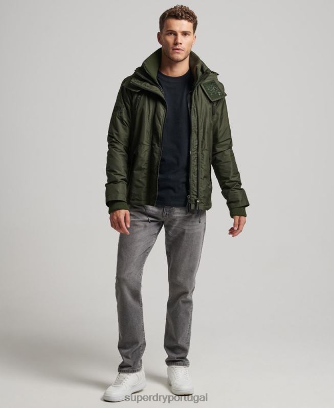 jaqueta blusão mountain sd homens verde roupas Superdry 2208H950