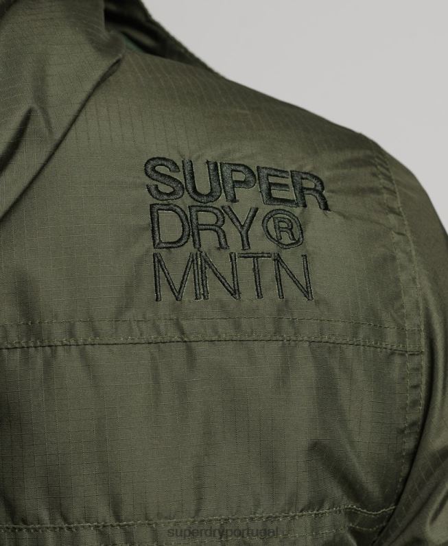 jaqueta blusão mountain sd homens verde roupas Superdry 2208H950