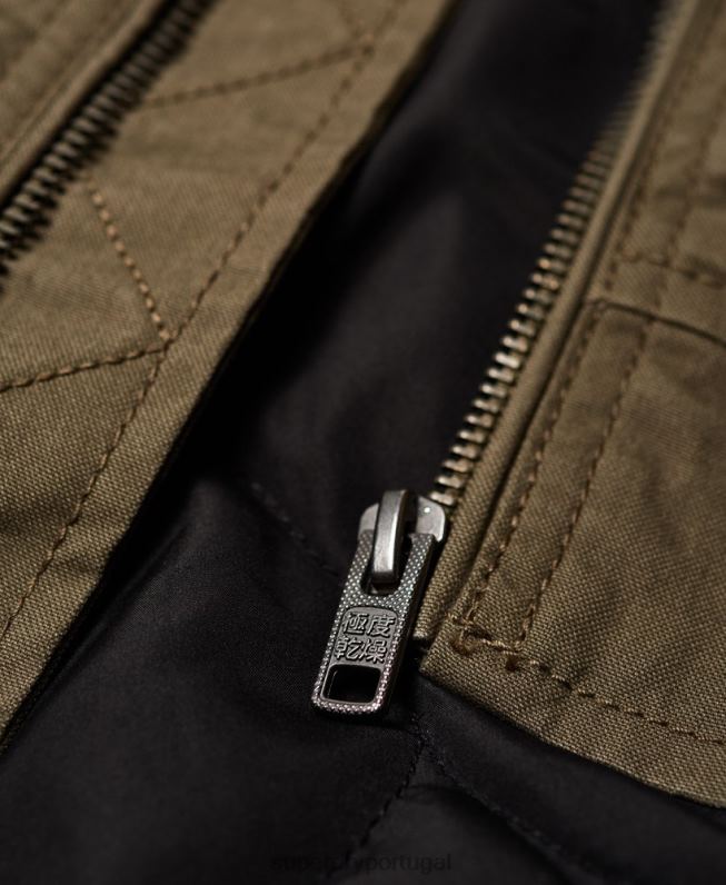 jaqueta bomber aviador inverno rookie homens verde roupas Superdry 2208H4706