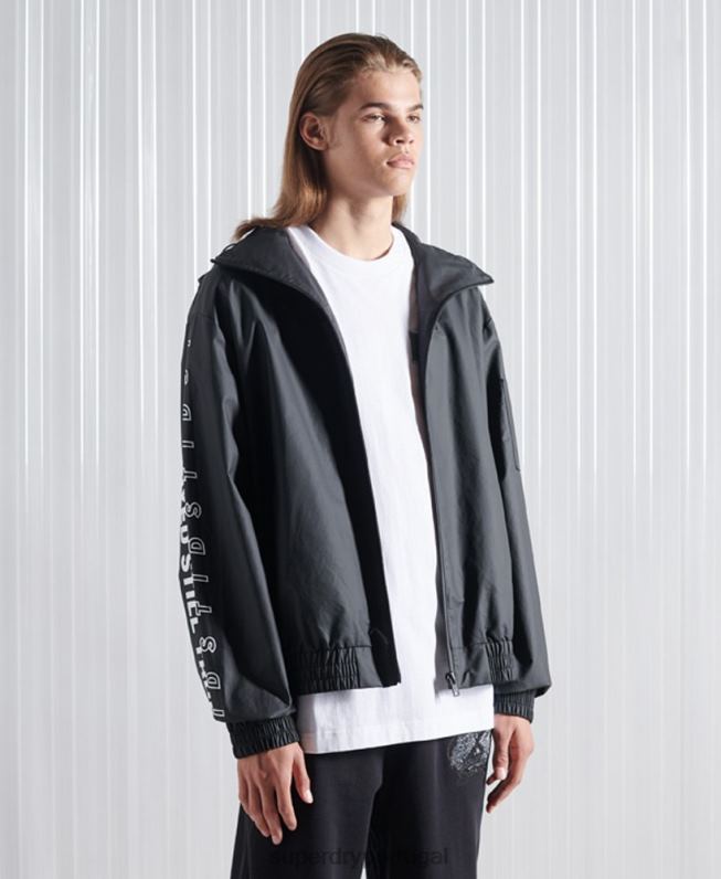 jaqueta bomber edição limitada sdx ma1 homens preto roupas Superdry 2208H4773