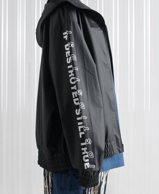 jaqueta bomber edição limitada sdx ma1 homens preto roupas Superdry 2208H4773