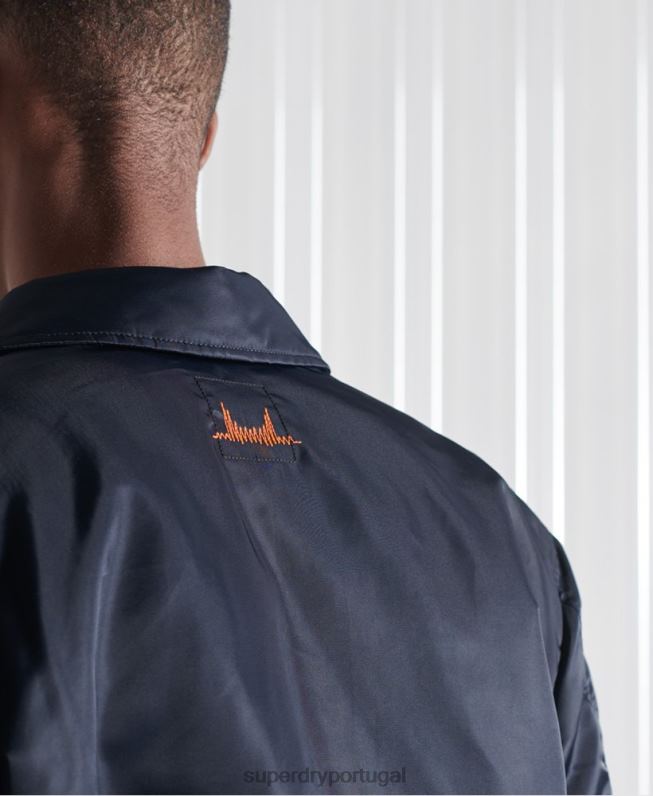 jaqueta bomber energy ma2 homens marinha roupas Superdry 2208H4757