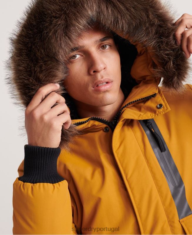 jaqueta bomber everest homens amarelo roupas Superdry 2208H4604