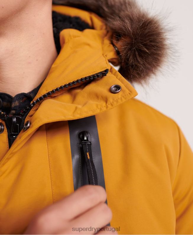 jaqueta bomber everest homens amarelo roupas Superdry 2208H4604