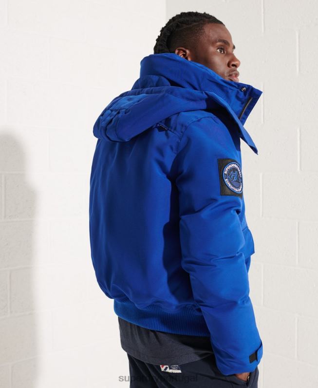jaqueta bomber everest homens azul roupas Superdry 2208H4615