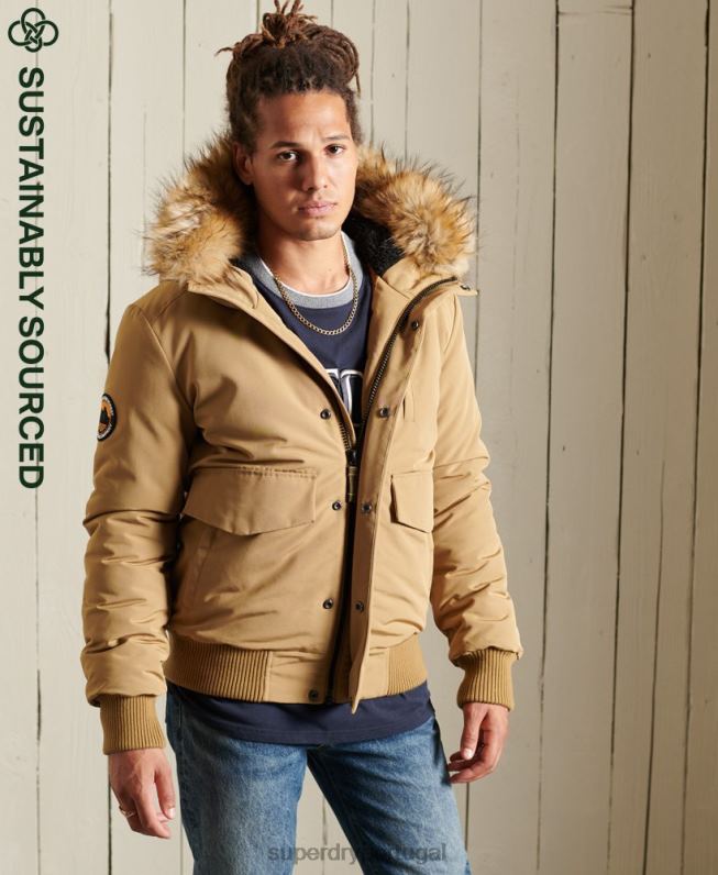 jaqueta bomber everest homens bronzeado roupas Superdry 2208H1055