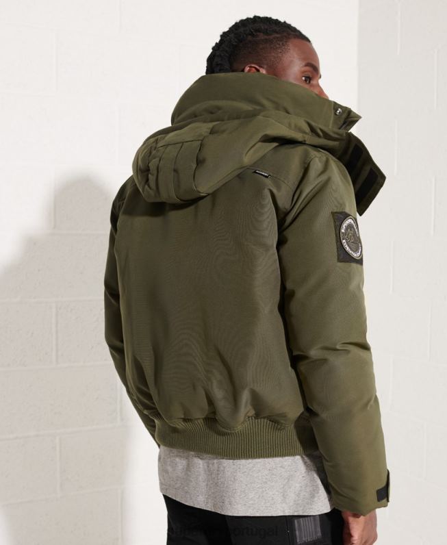jaqueta bomber everest homens caqui roupas Superdry 2208H4518
