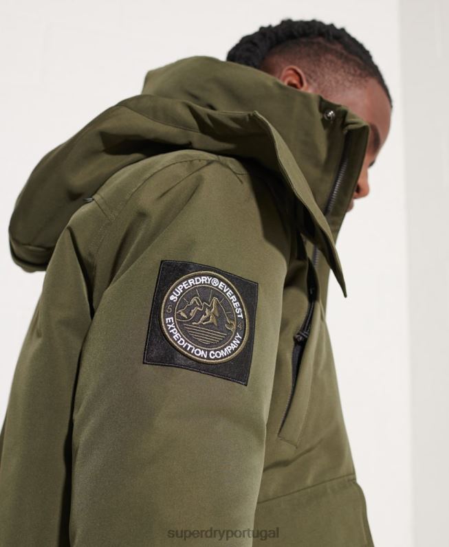 jaqueta bomber everest homens caqui roupas Superdry 2208H4518