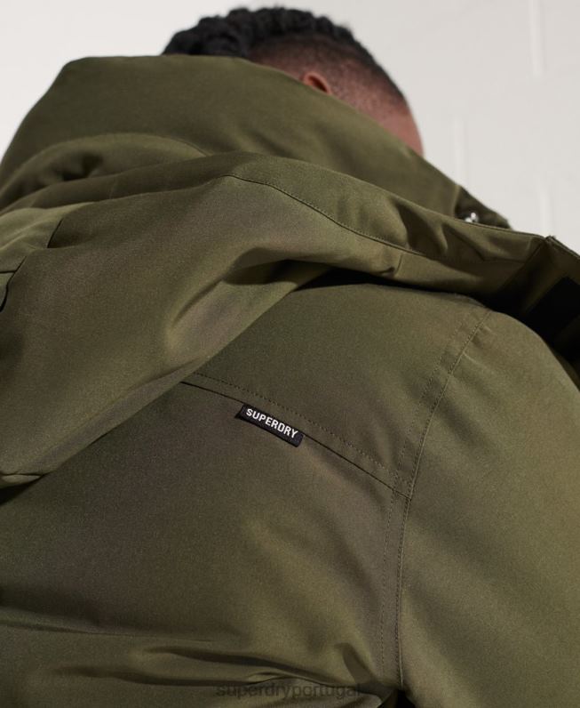 jaqueta bomber everest homens caqui roupas Superdry 2208H4518