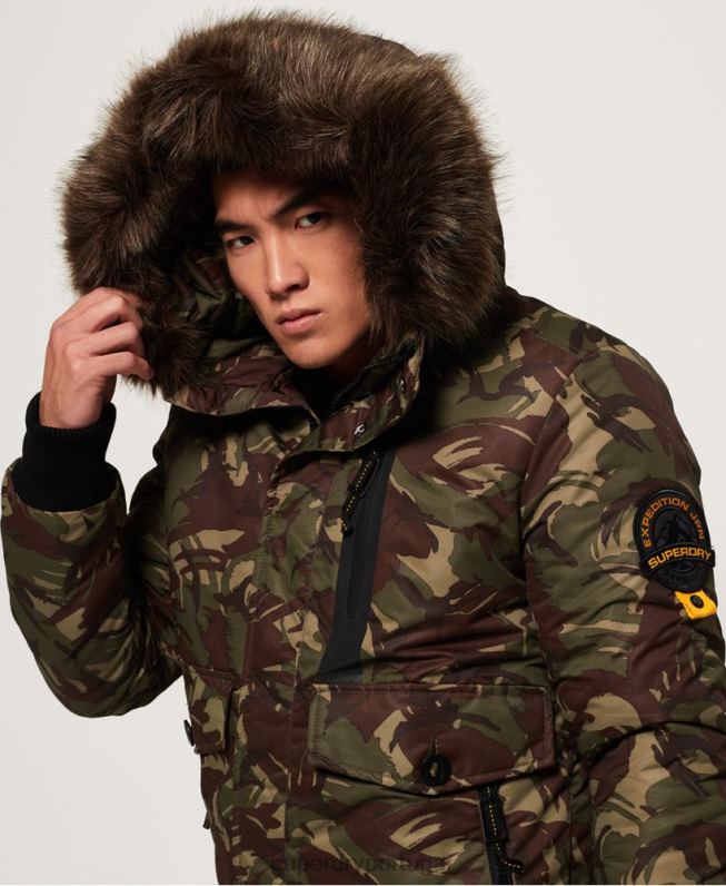 jaqueta bomber everest homens caqui roupas Superdry 2208H4708