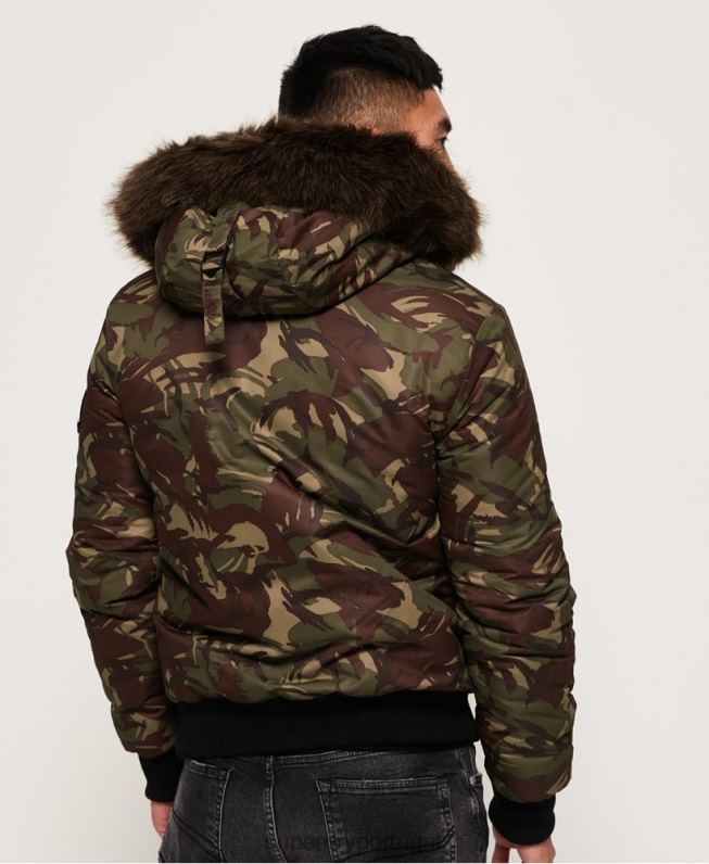 jaqueta bomber everest homens caqui roupas Superdry 2208H4708