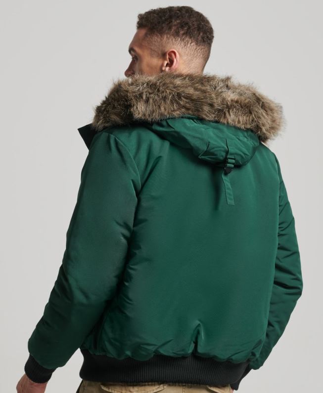 jaqueta bomber everest homens verde roupas Superdry 2208H1168