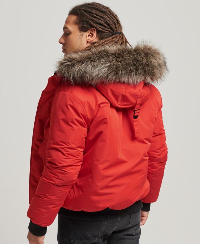 jaqueta bomber everest homens vermelho roupas Superdry 2208H4455