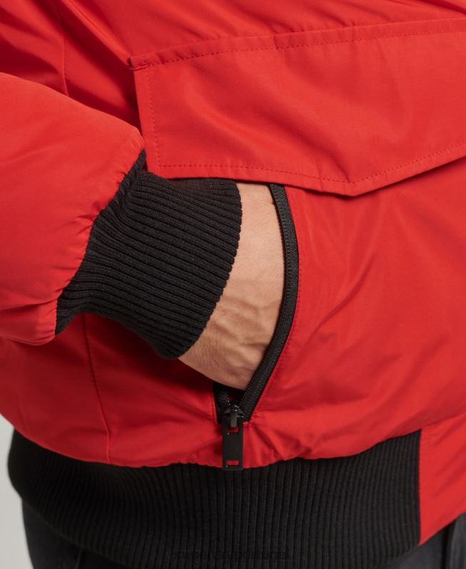 jaqueta bomber everest homens vermelho roupas Superdry 2208H4455