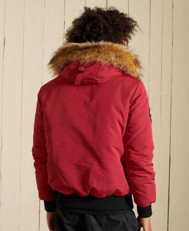 jaqueta bomber everest homens vermelho roupas Superdry 2208H4494