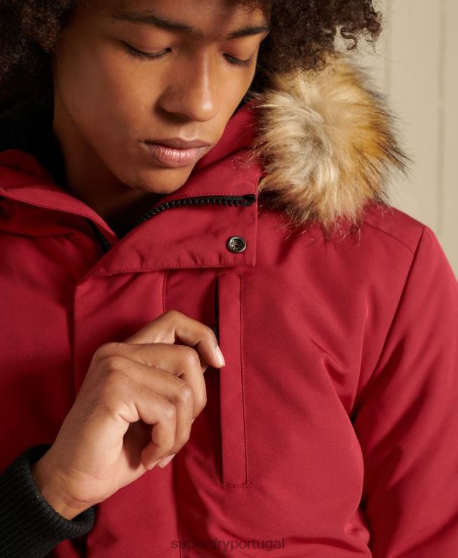 jaqueta bomber everest homens vermelho roupas Superdry 2208H4494