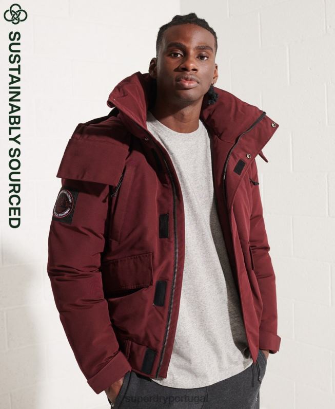 jaqueta bomber everest homens vermelho roupas Superdry 2208H4523