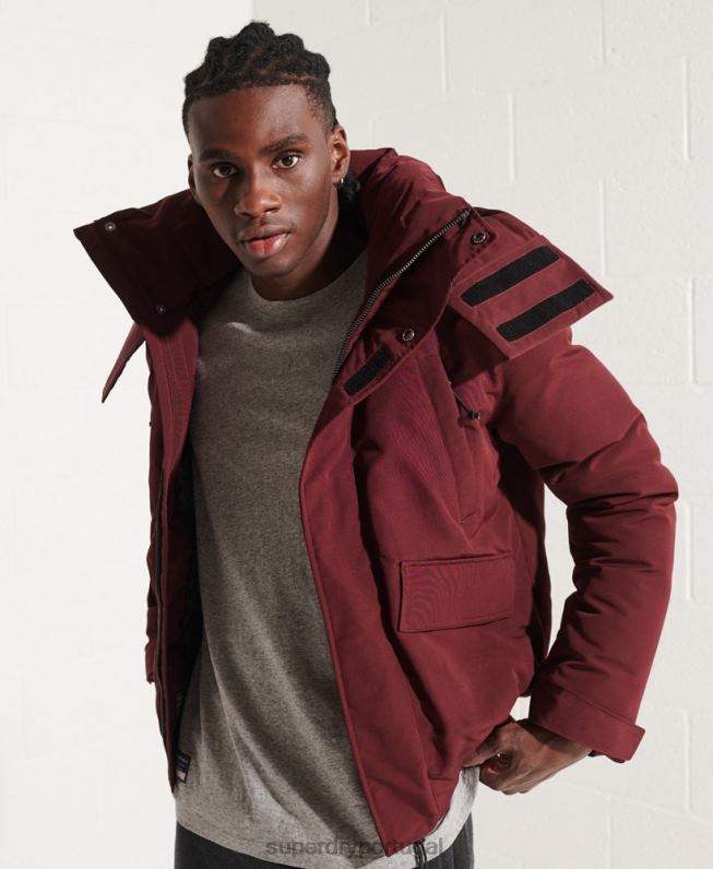 jaqueta bomber everest homens vermelho roupas Superdry 2208H4523