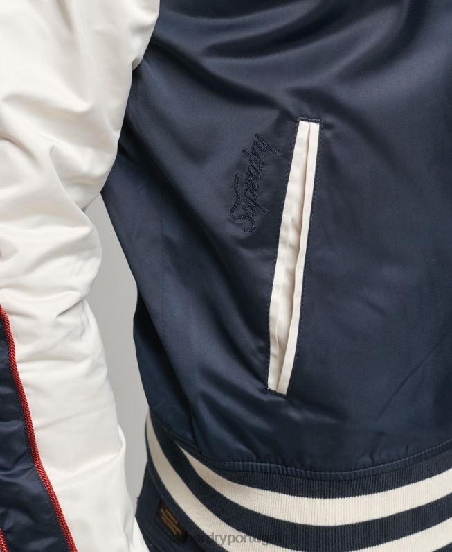 jaqueta bomber vintage sukajan homens marinha roupas Superdry 2208H4585