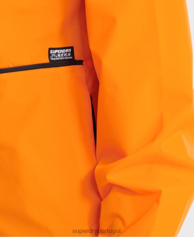 jaqueta cagoule casual packaway homens laranja roupas Superdry 2208H4713