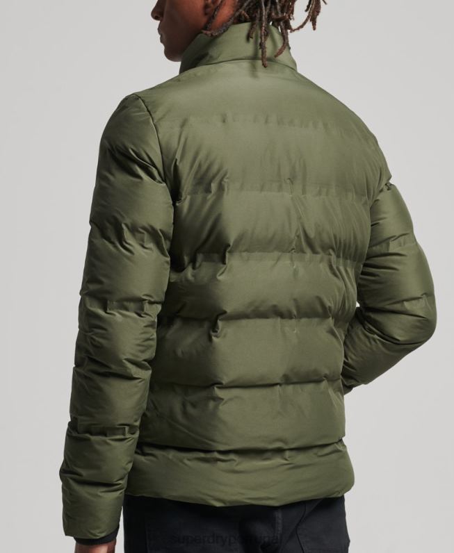 jaqueta colcha ultimate radar homens verde roupas Superdry 2208H4595