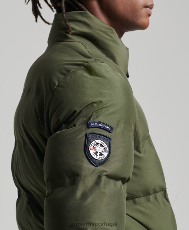 jaqueta colcha ultimate radar homens verde roupas Superdry 2208H4595