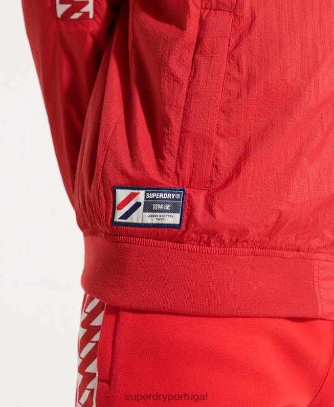 jaqueta com capuz sd-windrunner homens vermelho roupas Superdry 2208H4610