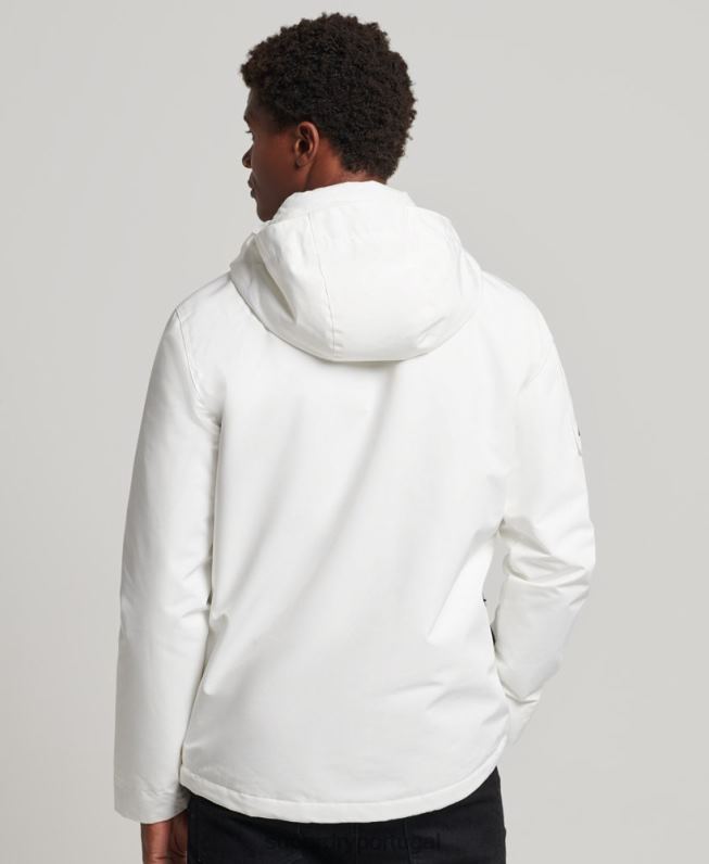 jaqueta corta-vento ultimate sd homens branco roupas Superdry 2208H4659