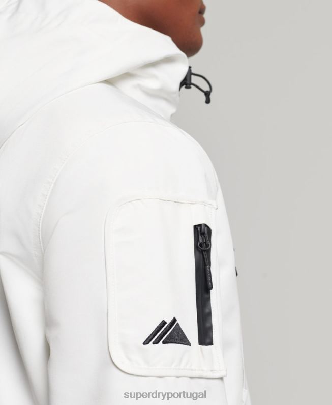 jaqueta corta-vento ultimate sd homens branco roupas Superdry 2208H4659