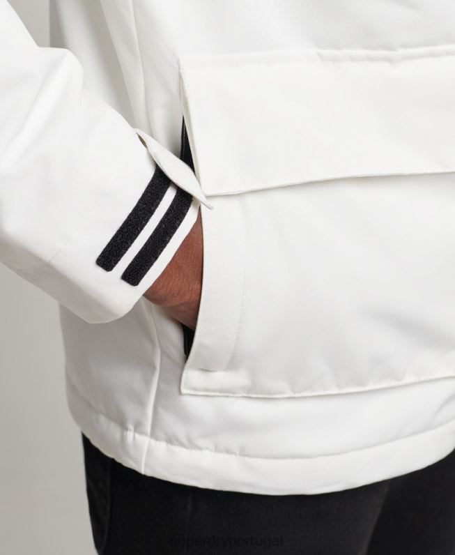jaqueta corta-vento ultimate sd homens branco roupas Superdry 2208H4659