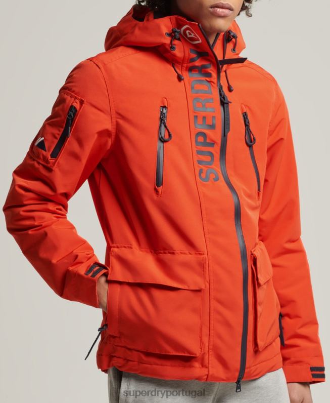 jaqueta corta-vento ultimate sd homens laranja roupas Superdry 2208H1091