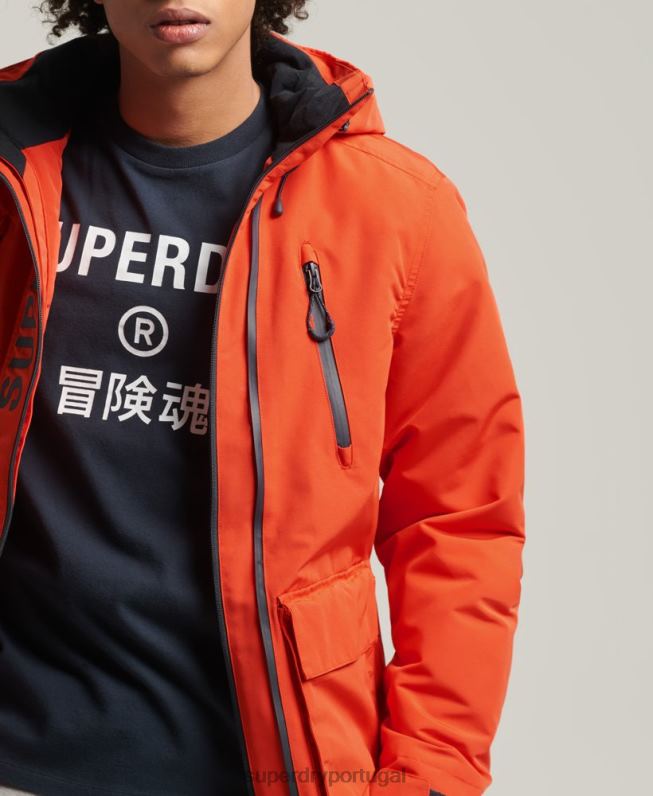 jaqueta corta-vento ultimate sd homens laranja roupas Superdry 2208H1091