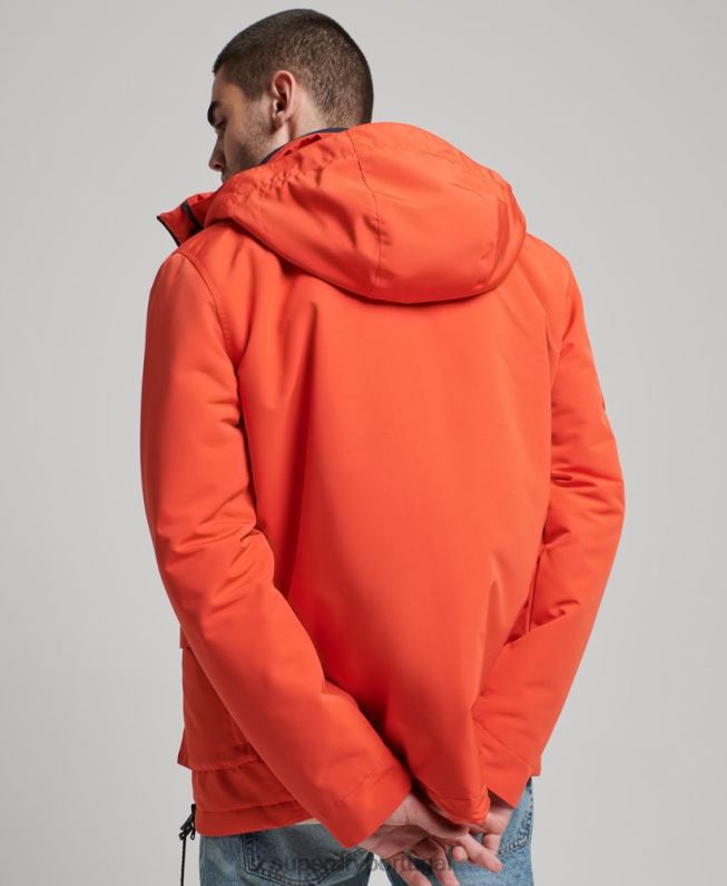 jaqueta corta-vento ultimate sd homens laranja roupas Superdry 2208H998