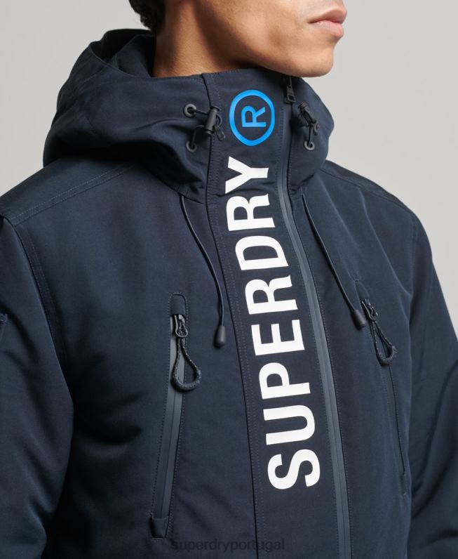 jaqueta corta-vento ultimate sd homens marinha roupas Superdry 2208H1078