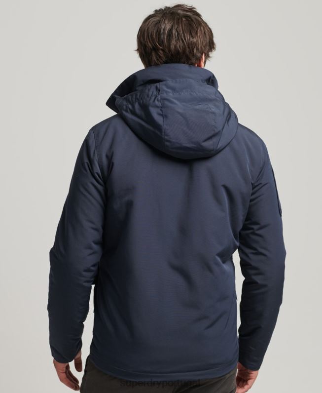 jaqueta corta-vento ultimate sd homens marinha roupas Superdry 2208H1092
