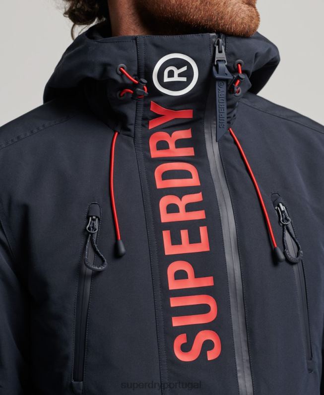 jaqueta corta-vento ultimate sd homens marinha roupas Superdry 2208H1101