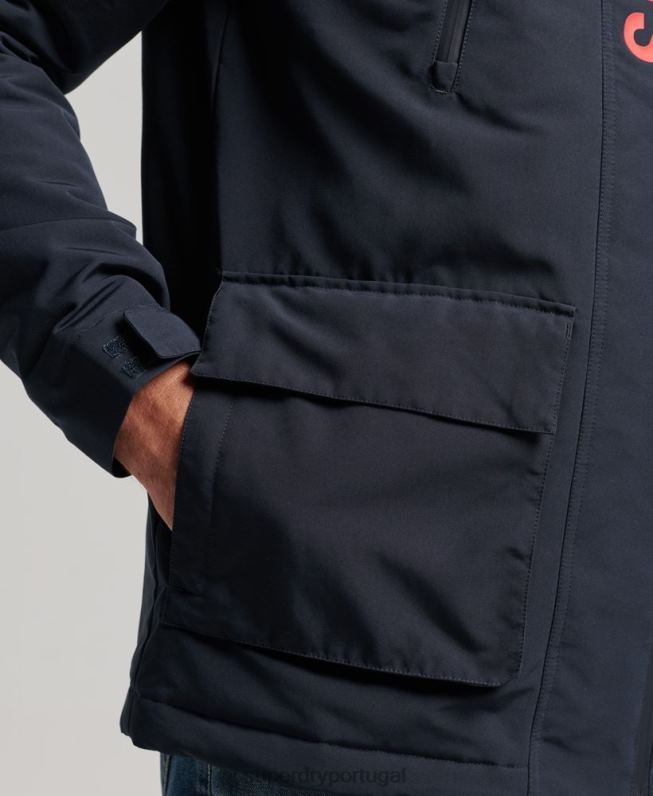 jaqueta corta-vento ultimate sd homens marinha roupas Superdry 2208H1101