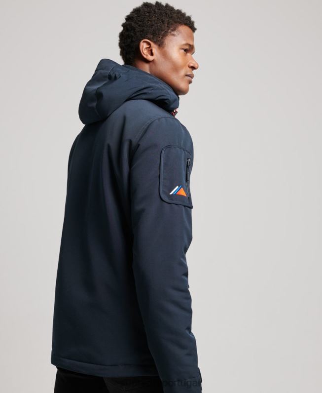 jaqueta corta-vento ultimate sd homens marinha roupas Superdry 2208H940
