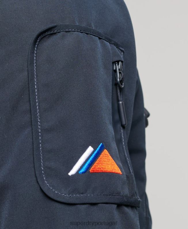 jaqueta corta-vento ultimate sd homens marinha roupas Superdry 2208H940