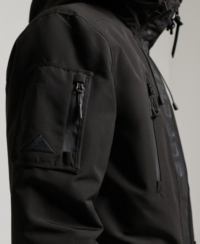 jaqueta corta-vento ultimate sd homens preto roupas Superdry 2208H919