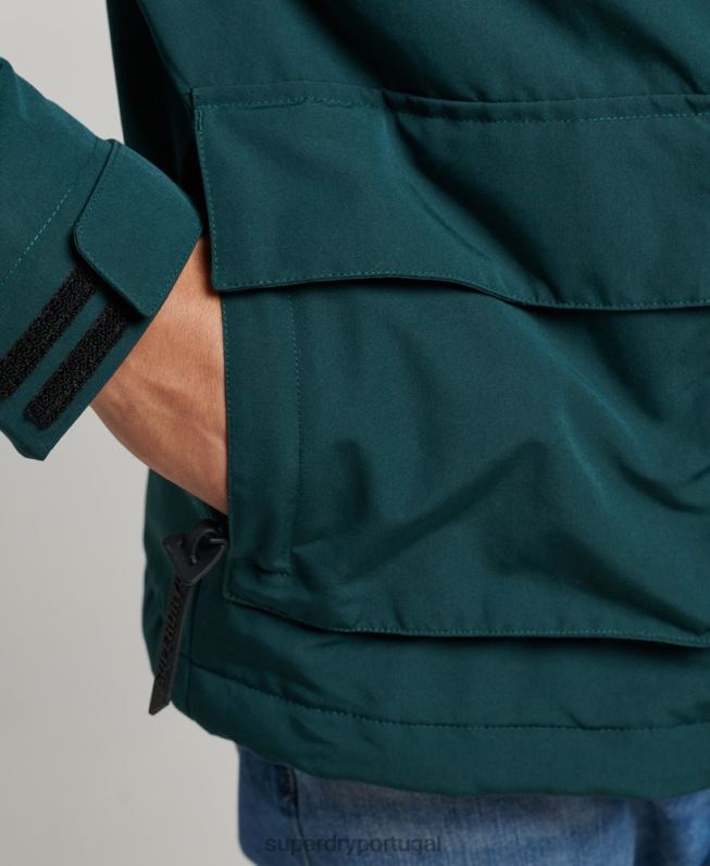 jaqueta corta-vento ultimate sd homens verde roupas Superdry 2208H1152