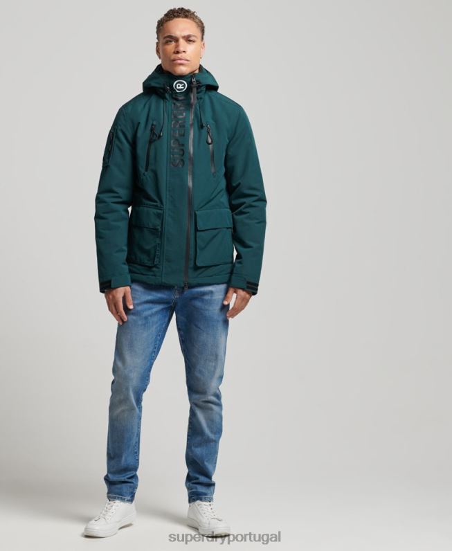 jaqueta corta-vento ultimate sd homens verde roupas Superdry 2208H1152