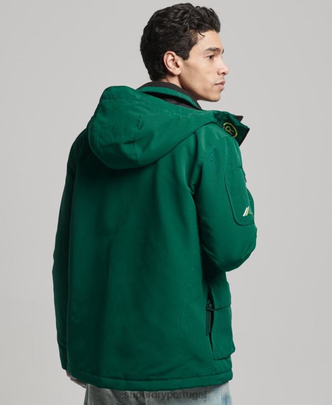 jaqueta corta-vento ultimate sd homens verde roupas Superdry 2208H930