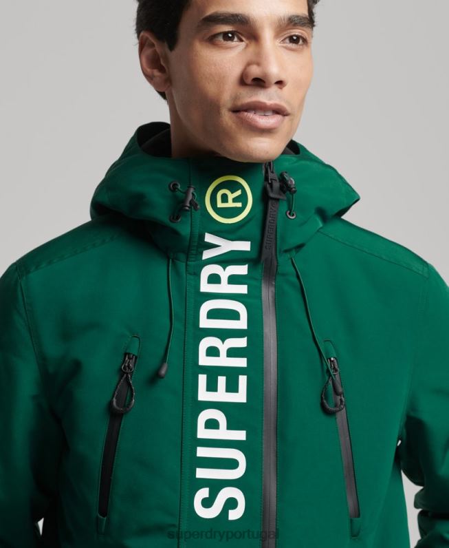 jaqueta corta-vento ultimate sd homens verde roupas Superdry 2208H930