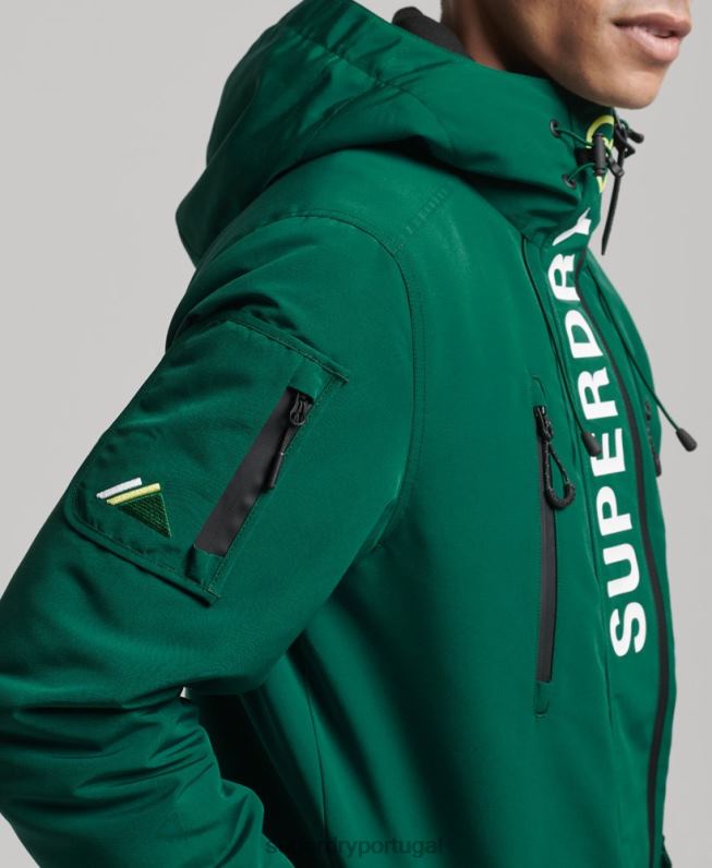 jaqueta corta-vento ultimate sd homens verde roupas Superdry 2208H930